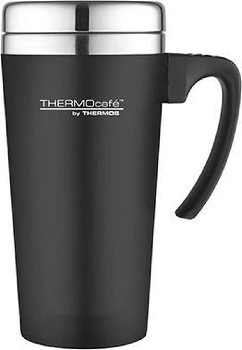 Thermos Soft Touch Travel MUG Zwart 420 Ml 3 Thermos Soft Touch Travel MUG Zwart 420 Ml - Afbeelding 3