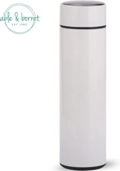 Thermoskan - Thermosfles 500 Ml - Temperatuur Display - 500 Ml - RVS - Wit - Able & Borret -Drinken Goedkope Winkel 841x1200