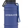 HYDRATE Roestvrij Stalen Waterfles - 1,3 Liter Waterfles - BPA-vrije Sportfles - Metalen Waterfles Praktische Nylon Draagband En Lekvrije Schroefdop, Sportdrinkflessen