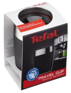 Tefal Travel Mug Thermobeker - 200 Ml - RVS/Zwart -Drinken Goedkope Winkel 927x1200