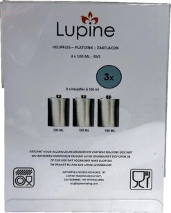 Lupine Heupfles - Platvink - Veldfles - Zakflacon - 100 Ml - 3 Stuks -Drinken Goedkope Winkel 962x1200 4