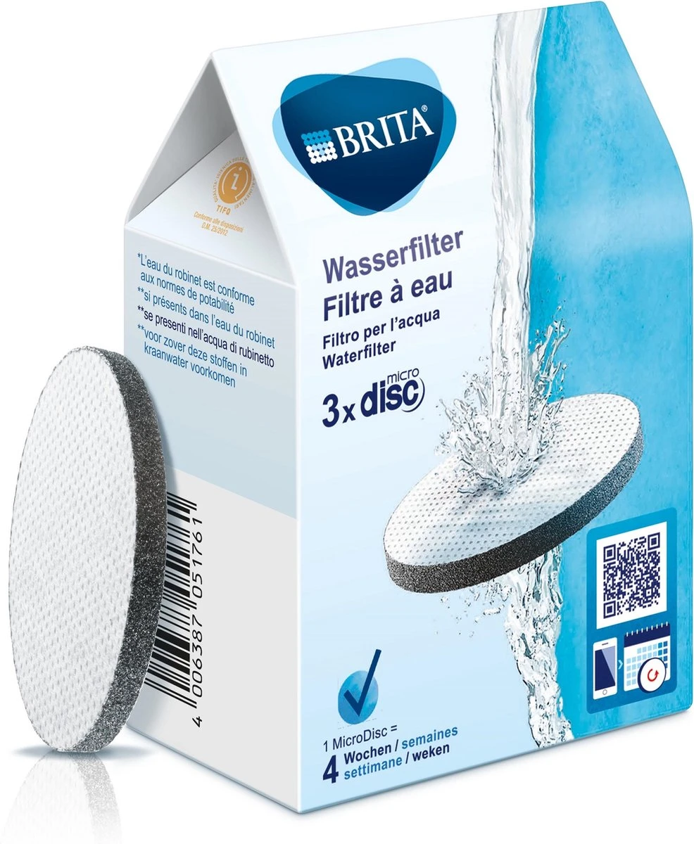 BRITA - Waterfilterpatroon MicroDisc 3-Pack 2 BRITA - Waterfilterpatroon MicroDisc 3-Pack - Afbeelding 2