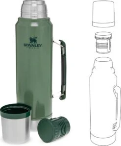 Stanley The Legendary Classic Bottle 1,00L - Thermosfles - Hammertone Green -Drinken Goedkope Winkel 996x1200 1